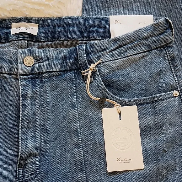 KanCan Women's Flare & Wide Leg Jeans - Blue - Picture 2 of 7